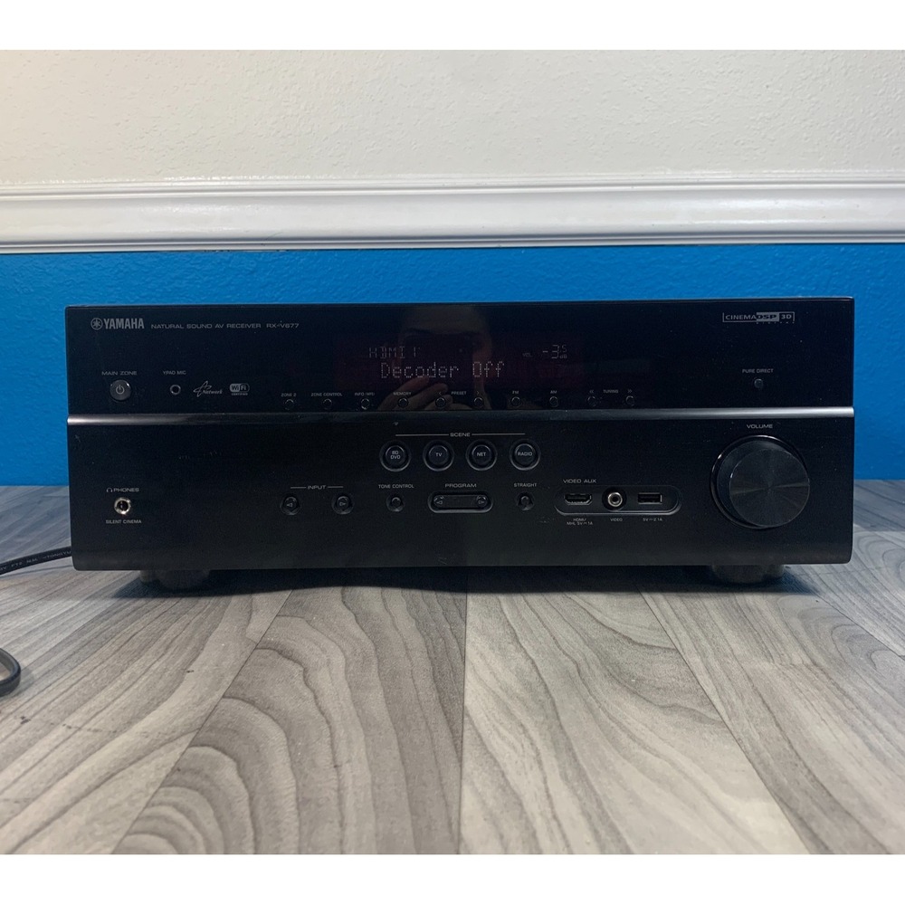 Yamaha RX-V477 5.1 AV Receiver HDMI AirPlay Network Stereo Receiver Tested Work